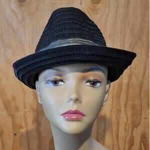Scala Collezione Hat One Size Black Classic Italian Retro Modern Artsy Italian